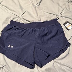 Under Armour Women's Dark Blue Athletic Shorts